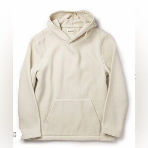 Taylor Stitch The Nomad Hoodie in Natural Twill Wool